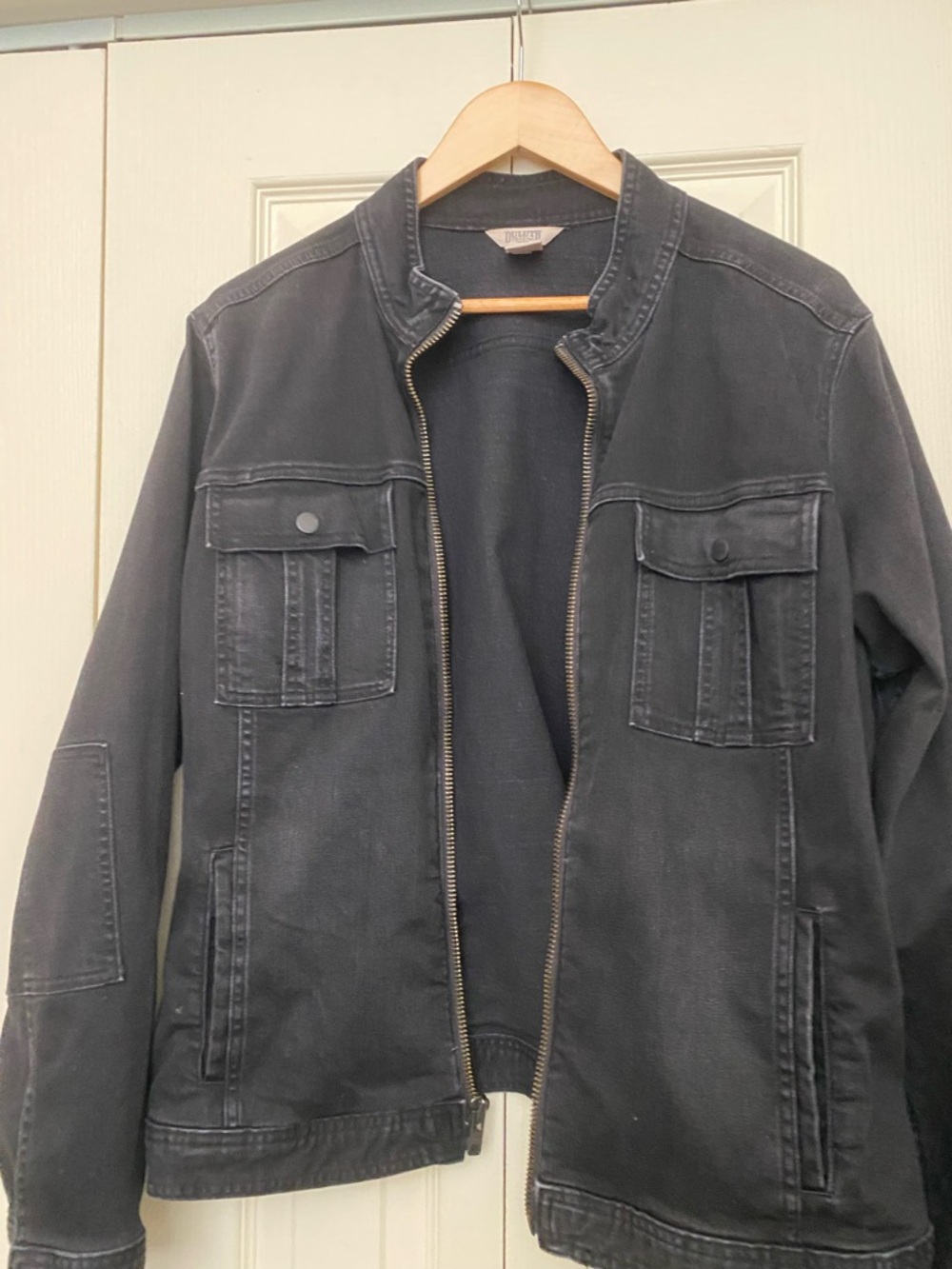 Duluth Trading Co Black Jean Jacket